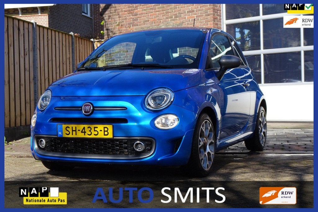 Fiat 500 0.9 TwinAir Turbo Sport, Auto's, Fiat, Voorwielaandrijving, Gebruikt, Leder en Stof, 905 kg
