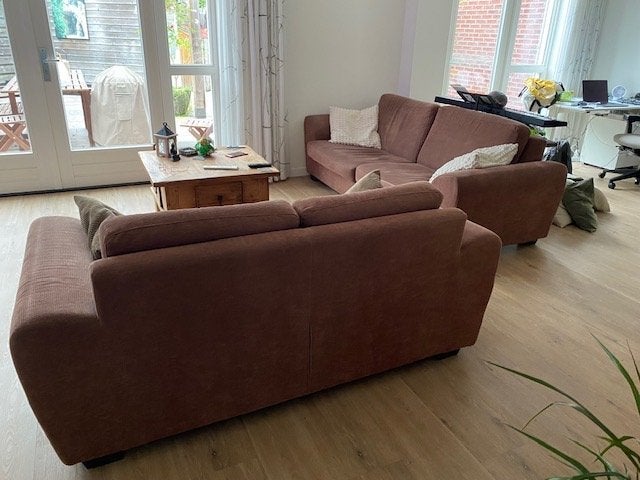 2- en 2,5-zits bank, Ophalen, Gebruikt, 100 tot 125 cm, Landelijk