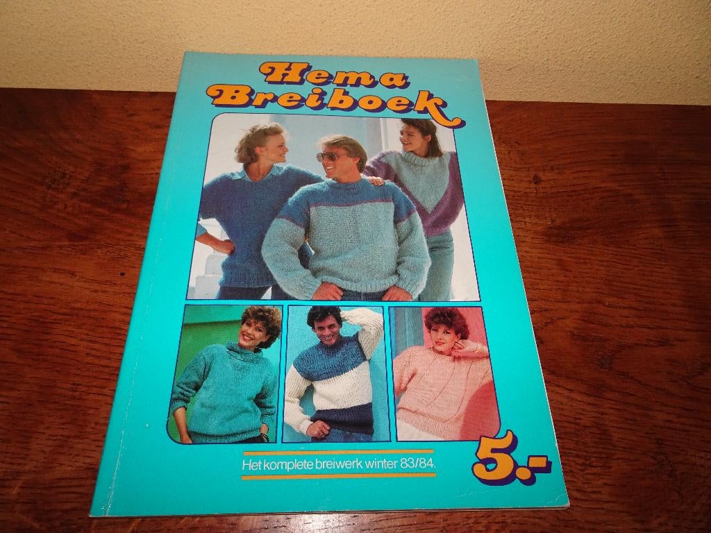 Hema breiboek winter 1983/1984, Ophalen of Verzenden, Zo goed als nieuw, Breien, Patroon of Boek