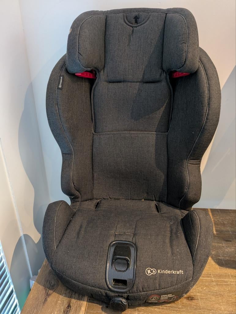 Kinderkraft autostoel grijs, Autogordel, 15 t/m 36 kg, Zijbescherming, Ophalen