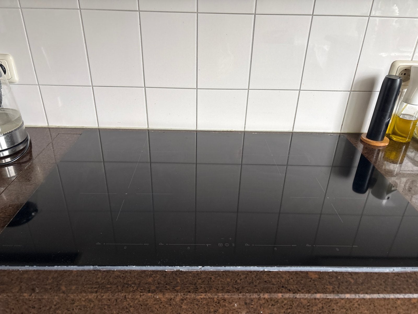 Inductie kookplaat - Zo goed als nieuw, Ophalen, 4 kookzones, Zo goed als nieuw, Inbouw