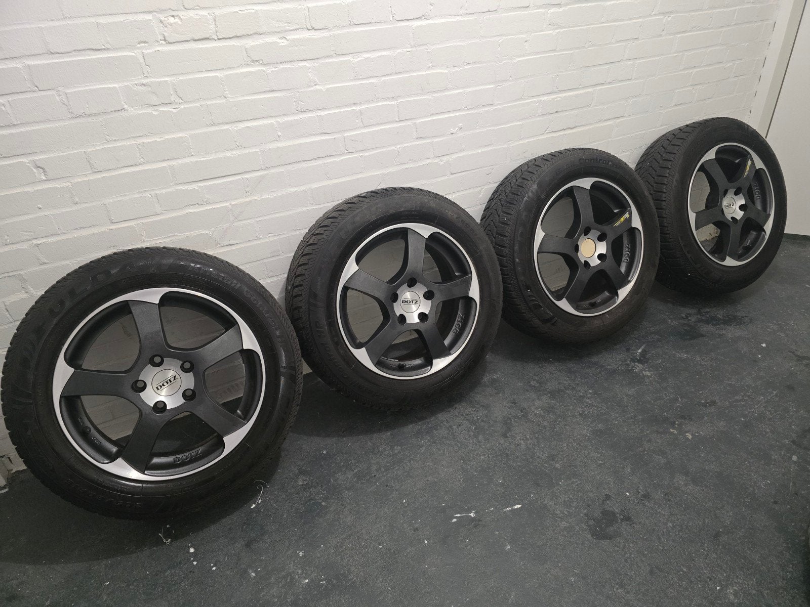 Origineel Dotz Freeride 16 inch Audi winterset 5x112, Auto-onderdelen, Ophalen, Gebruikt, 16 inch, Banden en Velgen