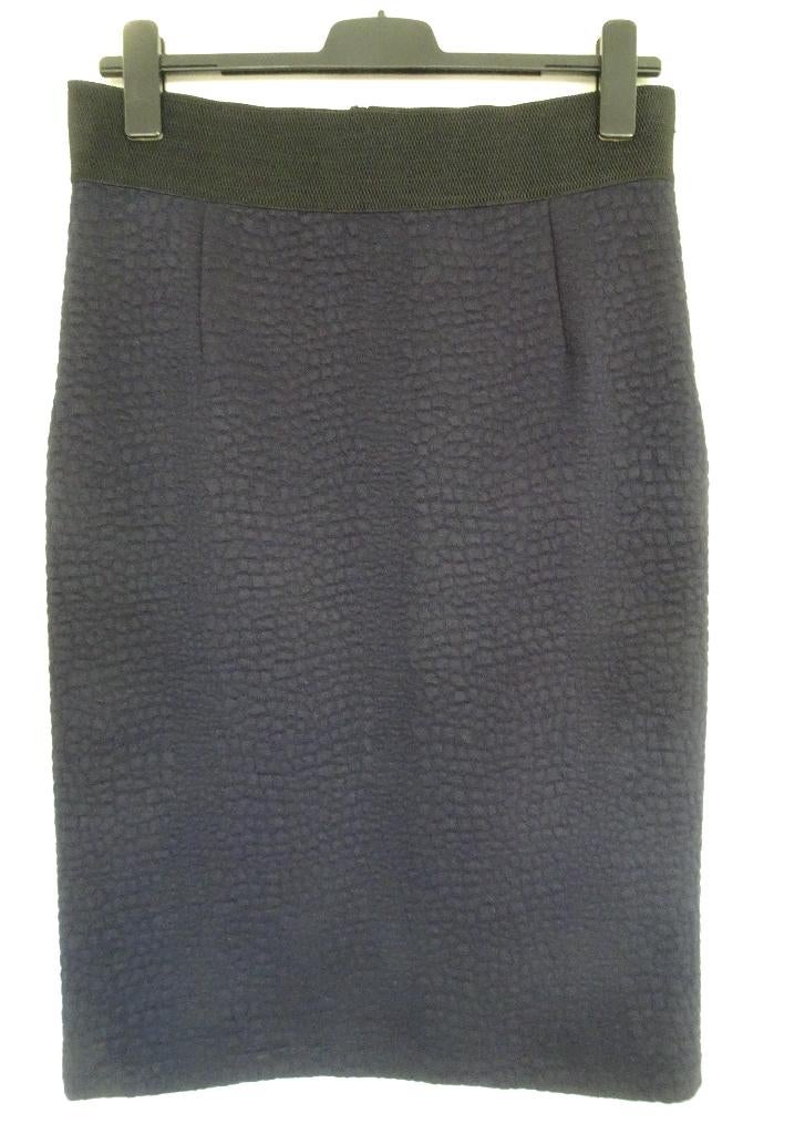 STRETCH ROK VAN JUFFROUW JANSEN MAAT XL, Blauw, Maat 46/48 (XL) of groter, Ophalen of Verzenden, Zo goed als nieuw