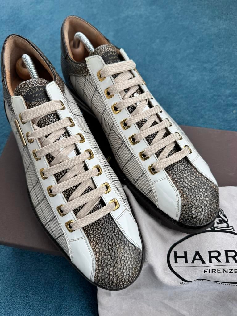 NIEUW Harris Sneakers Tartan/Rog UK10 Beige/Bruin, Kleding | Heren, Overige kleuren, Verzenden, Nieuw, Sneakers of Gympen