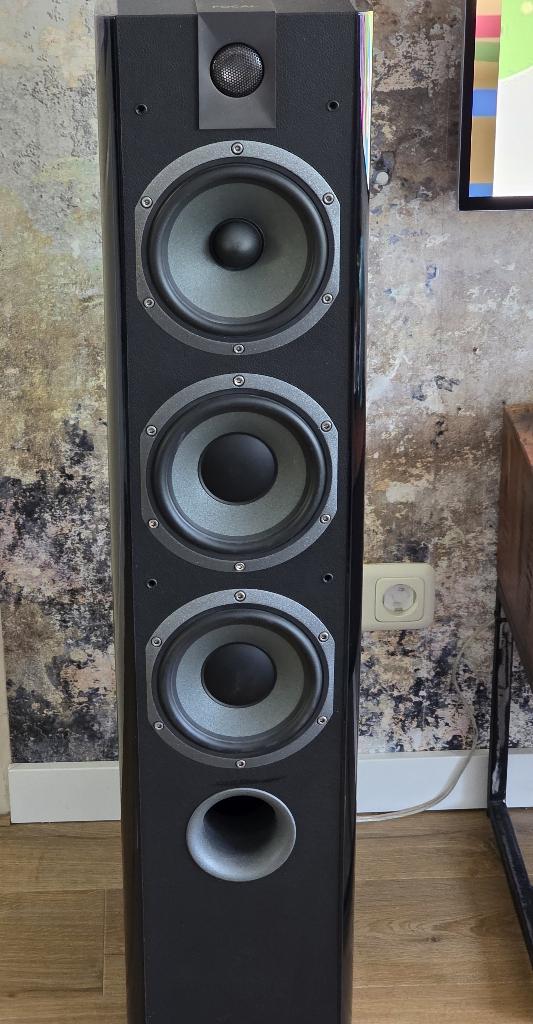 Focal Chorus 726 (Zwart) 3 weg werking als nieuw, Audio, Tv en Foto, Luidsprekers, Zo goed als nieuw, 120 watt of meer, Front, Rear of Stereo speakers