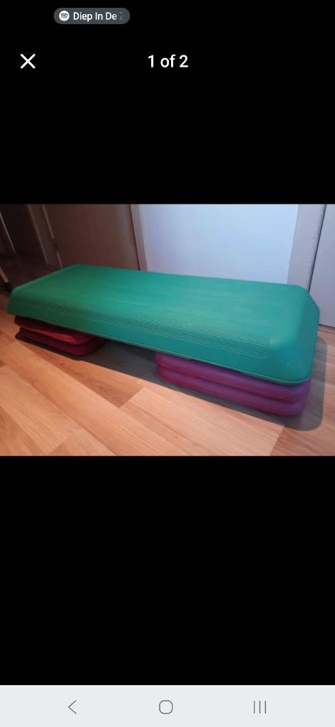 Fitness step, Ophalen, Zo goed als nieuw, Benen, Stepbank