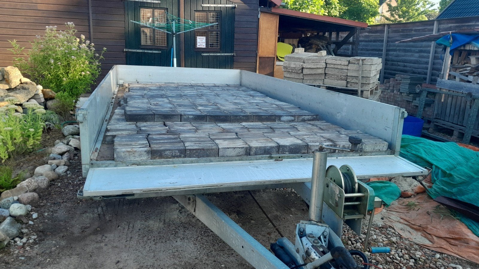 1100 Waaltjes (voor 11 vierkante meter)20 x5 x6cm(antraciet), Tuin en Terras, Tegels en Klinkers, Ophalen, Klinkers, Nieuw, 10 m² of meer