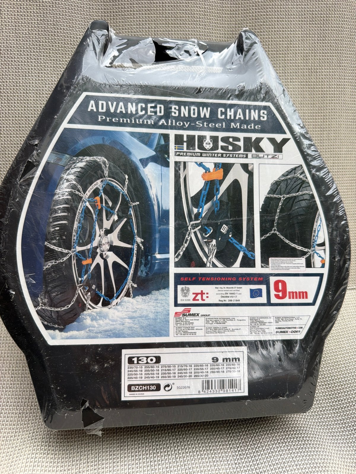 Husky Advanced Sneeuwkettingen 9mm - Nieuw in verpakking, Auto diversen, Sneeuwkettingen, Ophalen, Nieuw