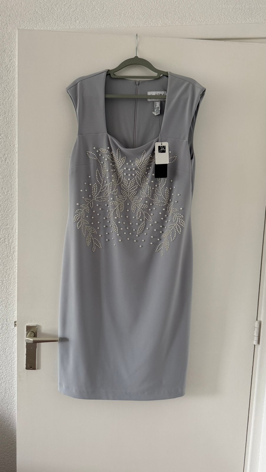 Joseph Rinkoff jurk met parels aan de voorkant maat XL!, Kleding | Dames, Zwart, Maat 46/48 (XL) of groter, Nieuw, Ophalen of Verzenden