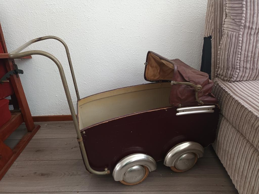 Antieke Vintage Poppenwagen Merk Torek, Antiek en Kunst, Antiek | Speelgoed, Ophalen of Verzenden