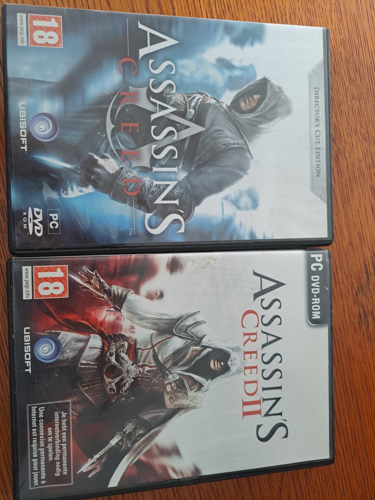Assassin's Creed 1 & 2 PC DVD-ROM - Actie Avontuur, Spelcomputers en Games, Avontuur en Actie, Gebruikt, Vanaf 18 jaar, 1 speler