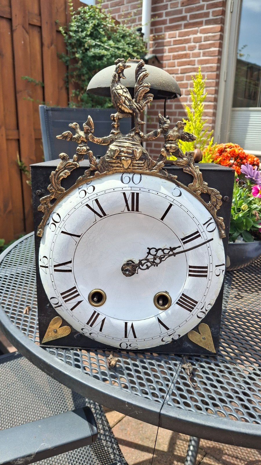 Haan comtoise., Antiek en Kunst, Antiek | Klokken, Ophalen of Verzenden