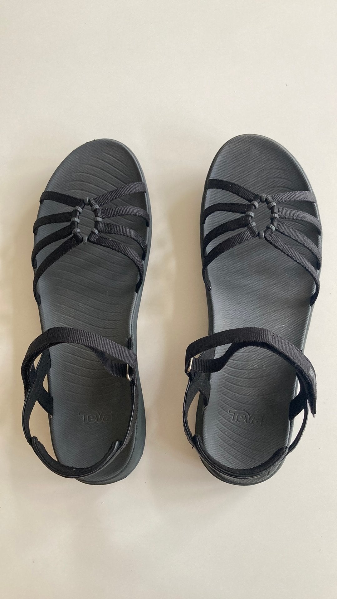 Teva’s dames, maat 42, Ophalen of Verzenden, Zo goed als nieuw, Zwart, Sandalen of Muiltjes
