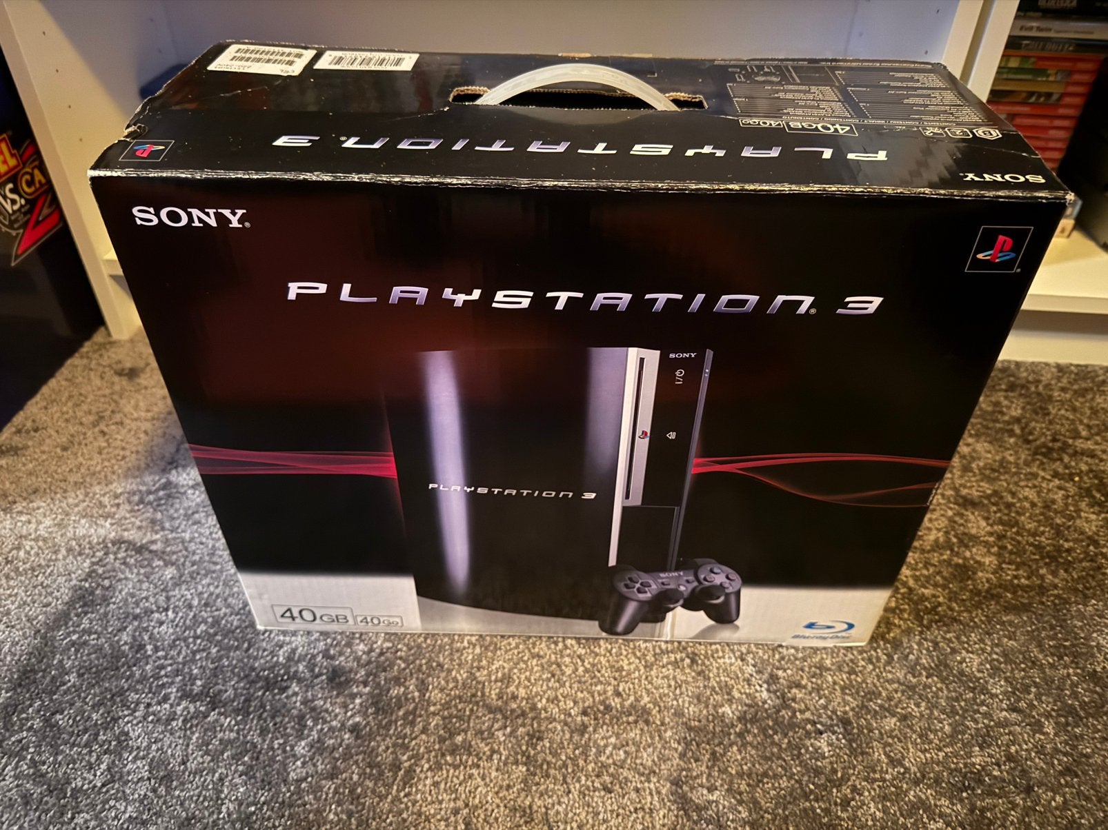 Playstation 3 boxed phat, Spelcomputers en Games, Spelcomputers | Sony PlayStation 3, Phat, Zo goed als nieuw, Zonder controller