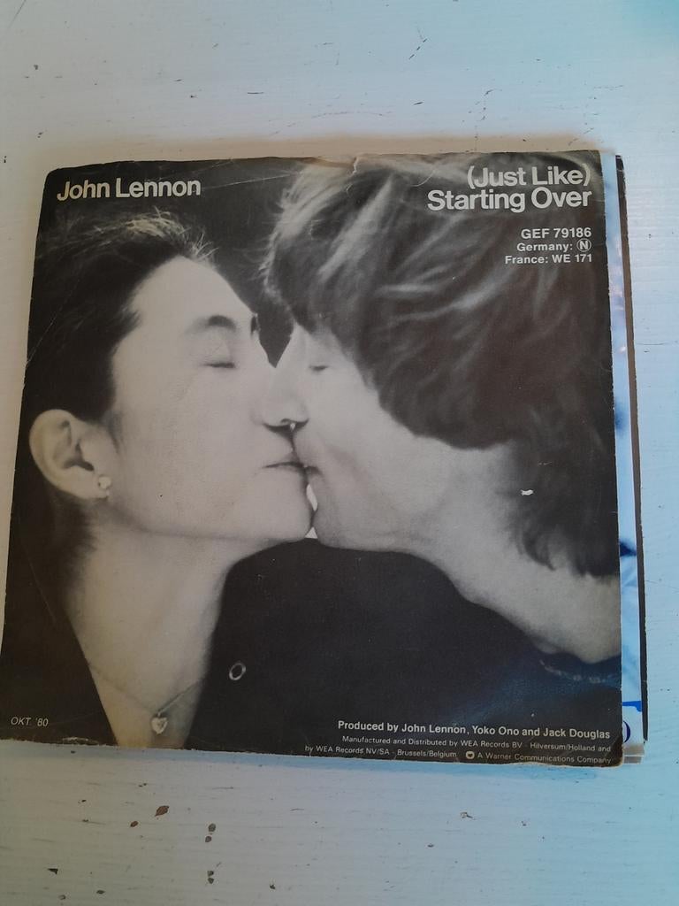 John lennon 7inch starting over, Ophalen of Verzenden, Zo goed als nieuw, Pop