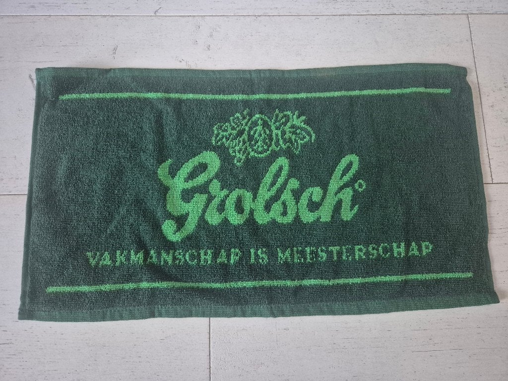 Te koop: Grolsch gastendoekje / bardoekje, mancave, Verzamelen, Biermerken, Ophalen of Verzenden, Nieuw, Overige typen, Grolsch
