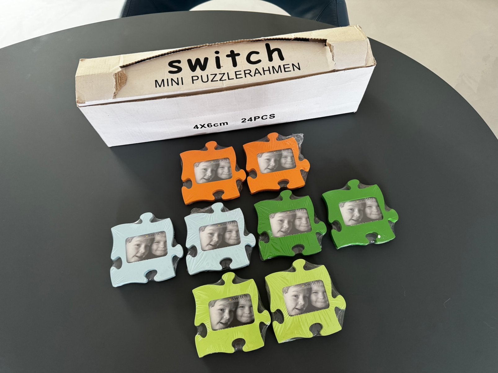 Switch Mini fotolijstjes in de vorm van puzzelstukjes., Nieuw, Ophalen of Verzenden, Fotolijst, Overige kleuren