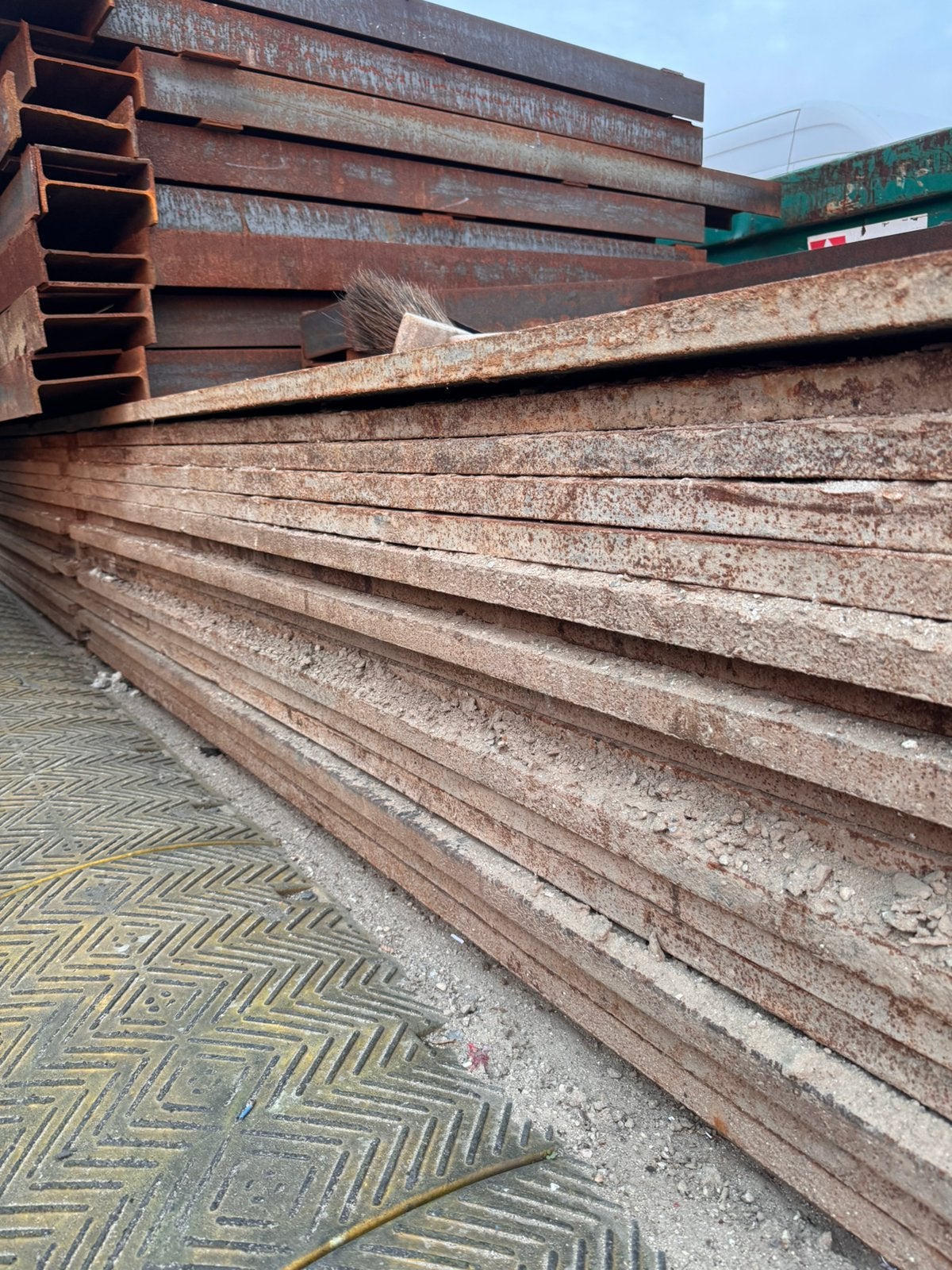 Partij stalen rijplaten zware dikke platen 4cm dik., Ophalen, Gebruikt, Nvt, Nvt