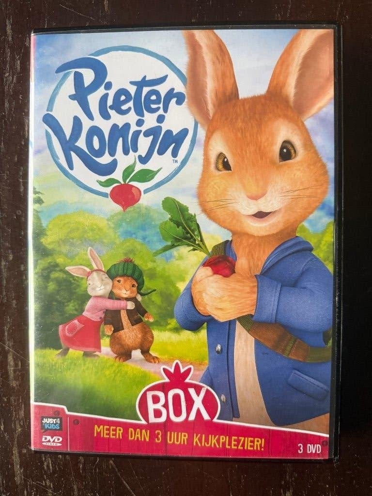 Pieter Konijn ( Beatrix Potter ) 3 DVD Box, Cd's en Dvd's, Avontuur, Alle leeftijden, Zo goed als nieuw, Film