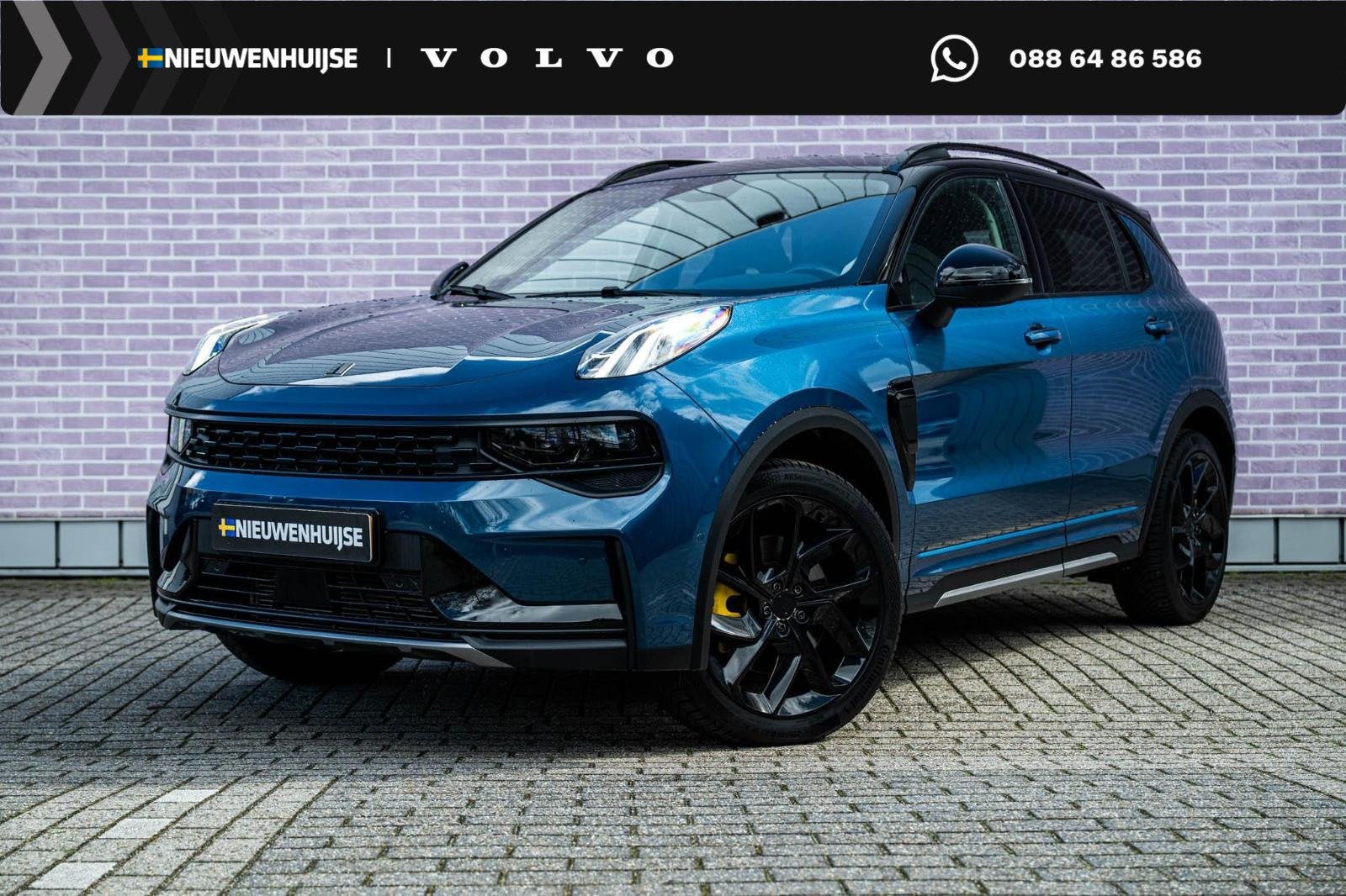 Lynk & Co 01 1.5 Plug-in Hybrid | PHEV | Donkere Hemelbekled, Auto's, Lynk & Co, 12 maanden, Blauw, Bedrijf, 1854 kg