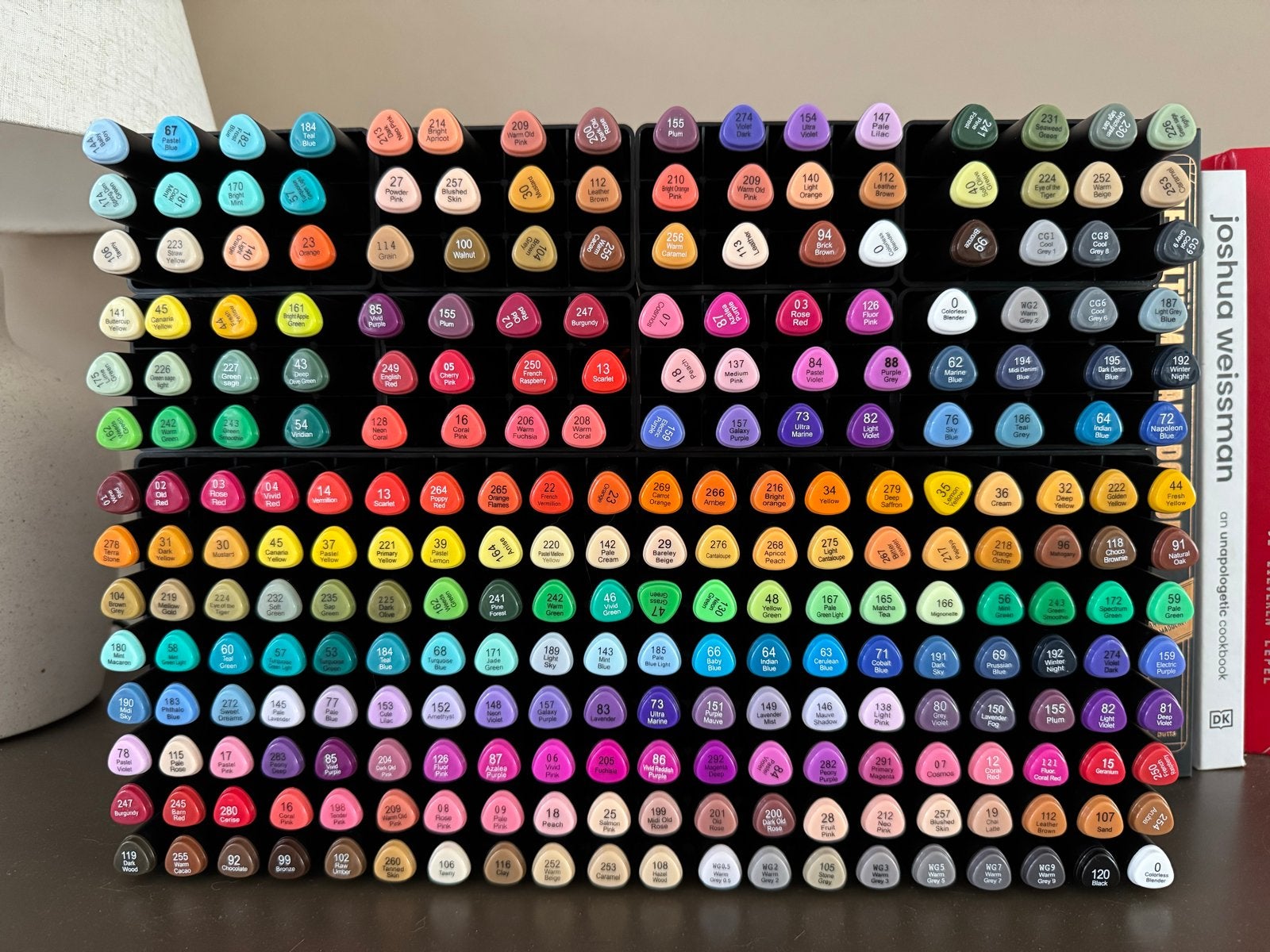 Grote set alcohol markers in diverse kleuren, Ophalen, Zo goed als nieuw, Potlood of Stift