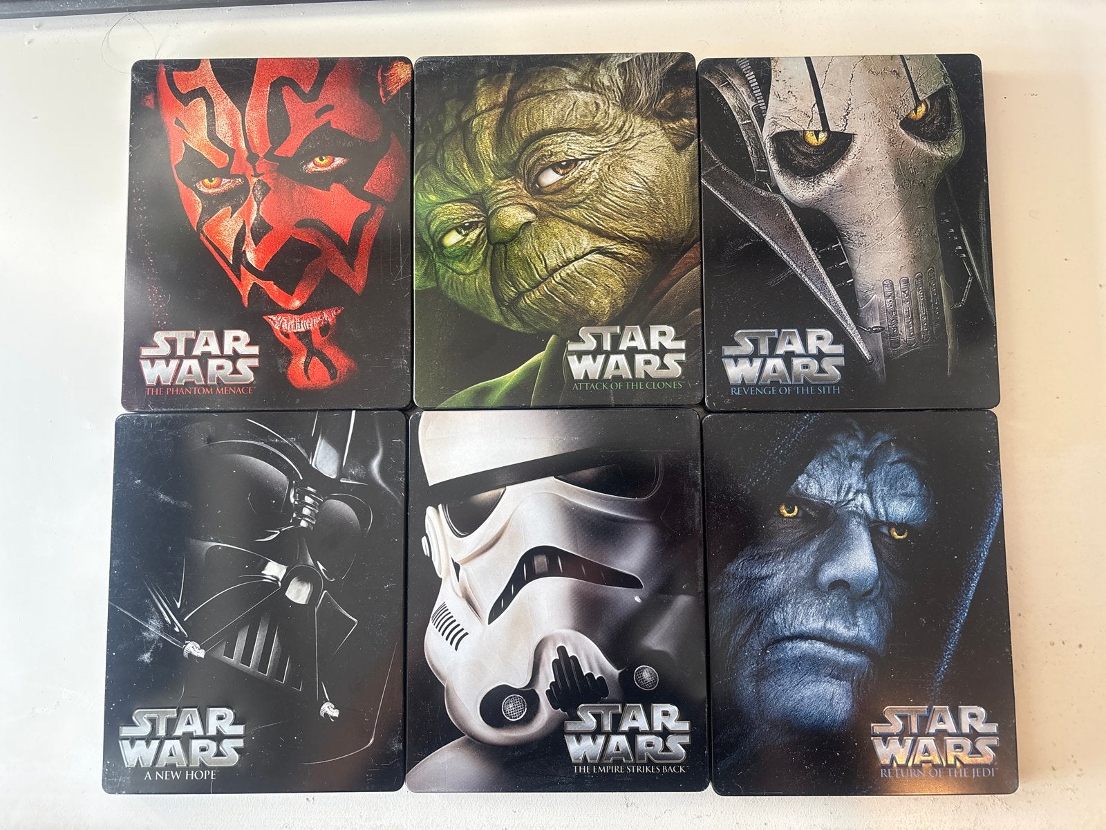Star Wars Steelbook Collectie Blu Ray - Complete Saga, Ophalen of Verzenden, Gebruikt, Science Fiction en Fantasy, Boxset