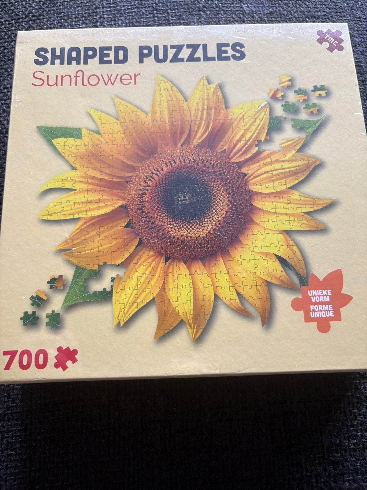 Shaped Puzzles Zonnebloem 700 stukjes, Hobby en Vrije tijd, Ophalen of Verzenden, 500 t/m 1500 stukjes, Nieuw, Legpuzzel