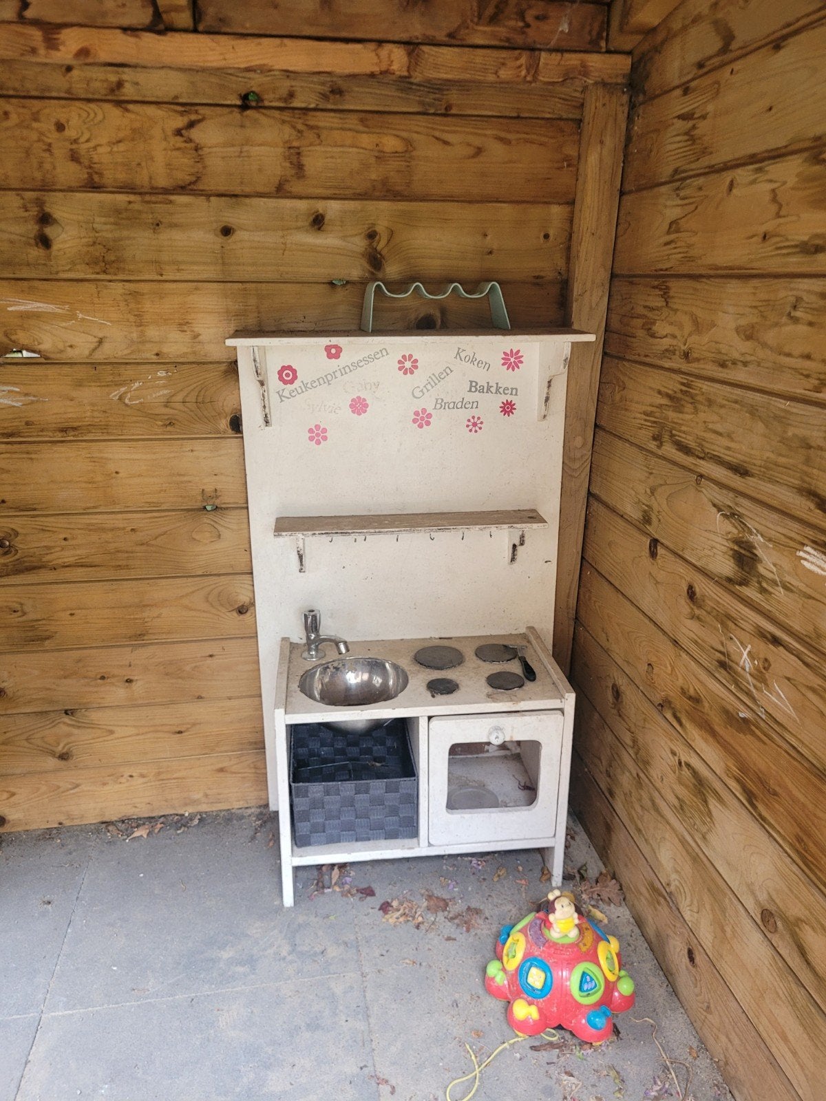Houten speelkeuken voor buiten, Ophalen, Gebruikt, Hout