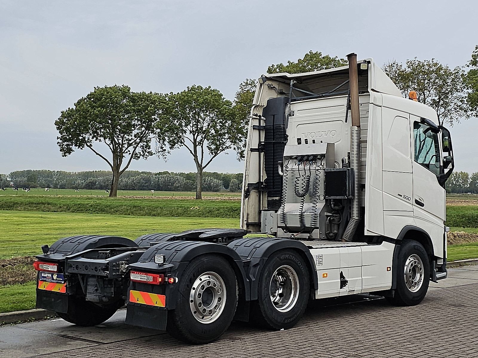 VOLVO FH 500 6x2 steered pto+hydr, Automaat, Euro 6, 510 pk, Wit