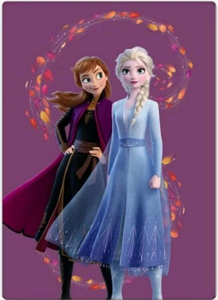 Disney Frozen Fleece Deken Wind - Fleecedeken / Plaid, Paars, Nieuw, Ophalen of Verzenden, Deken of Dekbed