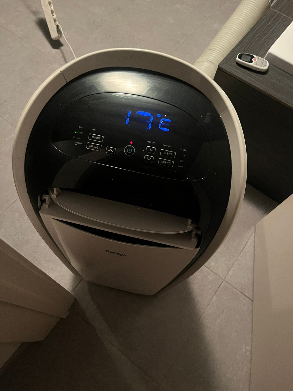 Goede mobiele airco, Ophalen, Minder dan 60 m³, 3 snelheden of meer, Zo goed als nieuw