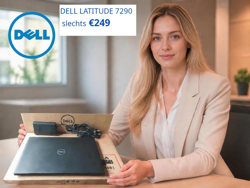 ️SummerSale ️ Dell Latitude 7290 Core i7 512GB SSD 16GB, 2 tot 3 Ghz, Info@dell.com, Refurbished, Dell