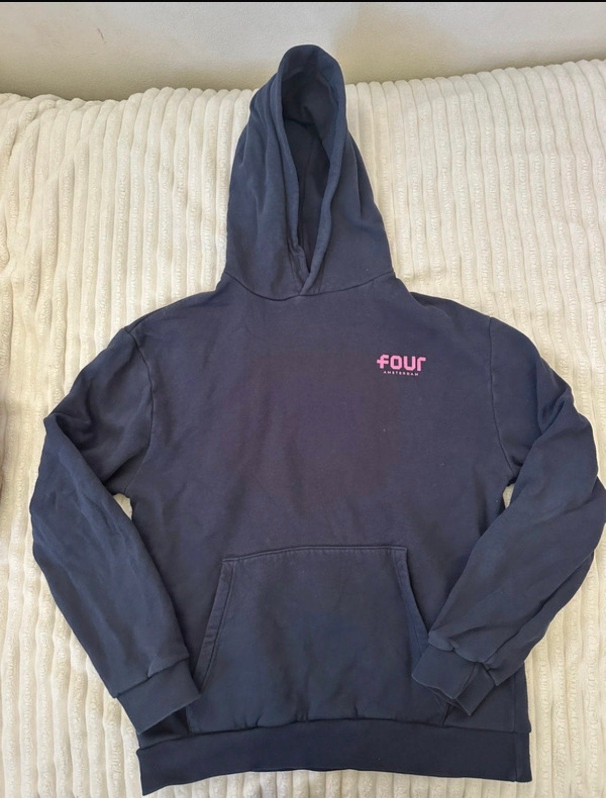 Four Amsterdam hoodie - Maat 16 jaar, Ophalen of Verzenden, Gedragen, Maat 46 (S) of kleiner, Blauw