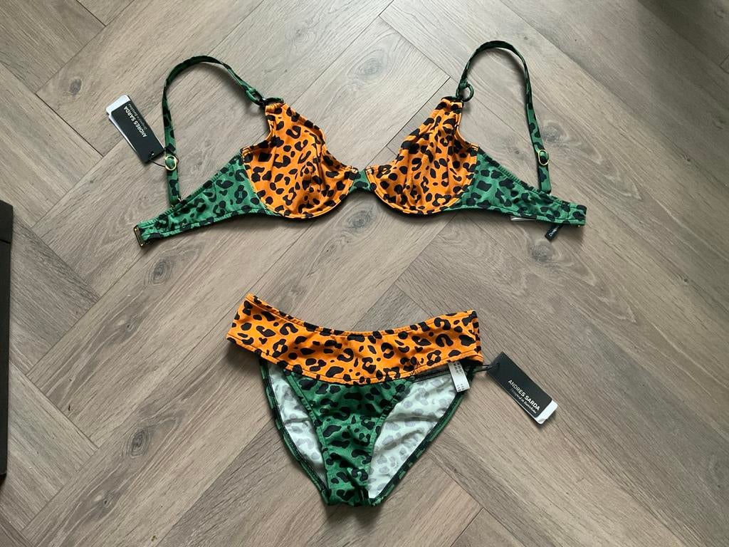 Nieuw - Andres Sarda panter bikini - 75D + 36, Kleding | Dames, Badmode en Zwemkleding, Nieuw, Ophalen of Verzenden, Bikini, Andres Sarda