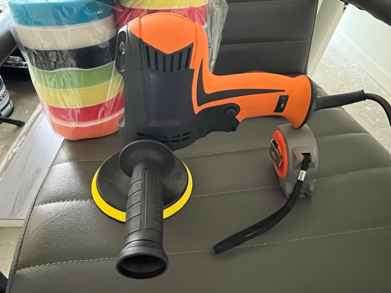 Nieuwe Polijstmachine met accessoires - Nooit gebruikt, Ophalen, Nieuw