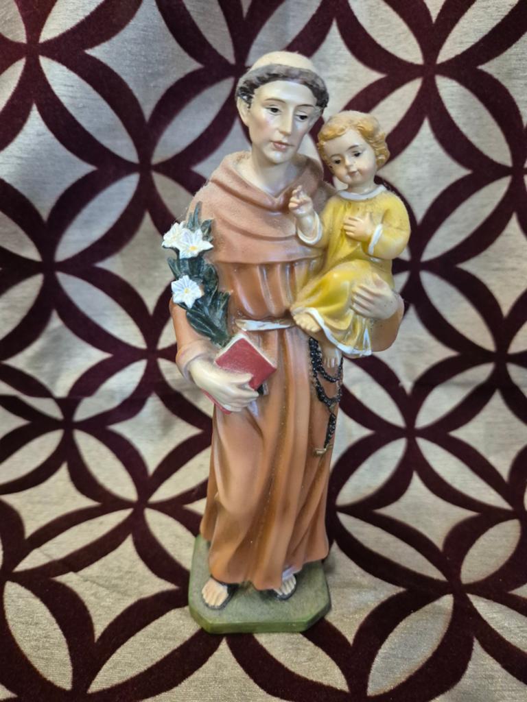 Beeldje Heilige Antonius met kindje Jezus, Ophalen of Verzenden