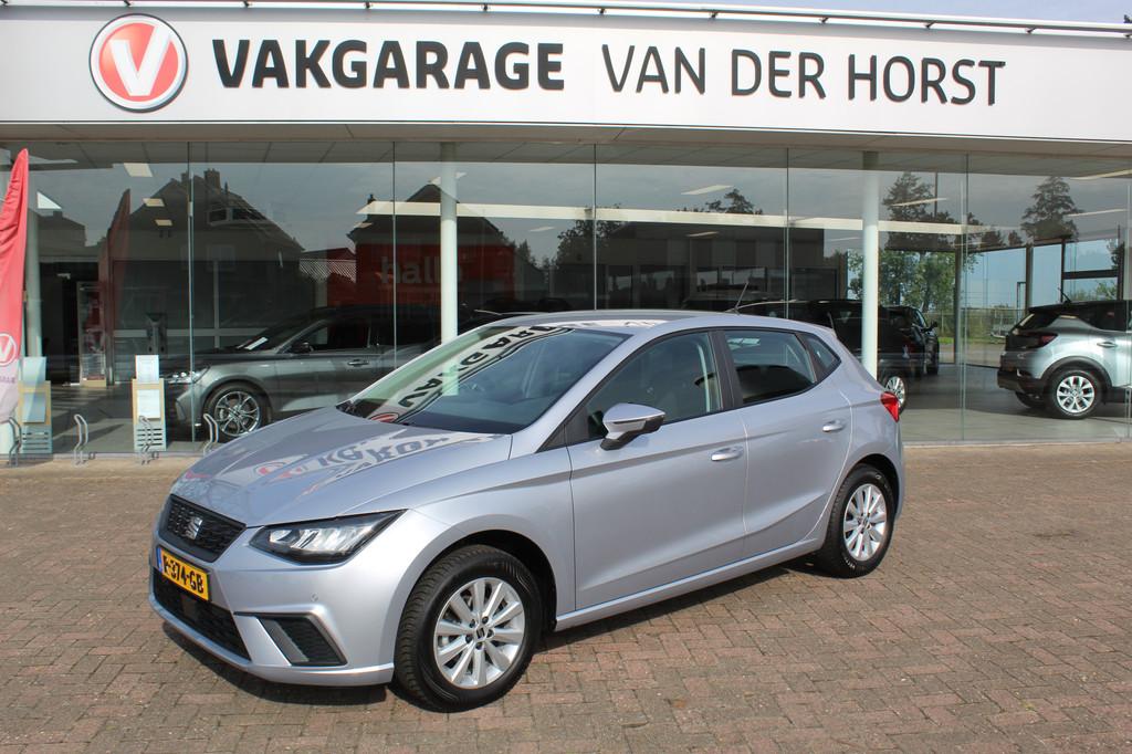SEAT Ibiza 1.0-96pk TSI Style. NIEUWSTE MODEL. Volautm. airc, 12 maanden, Stof, Euro 6, Ibiza
