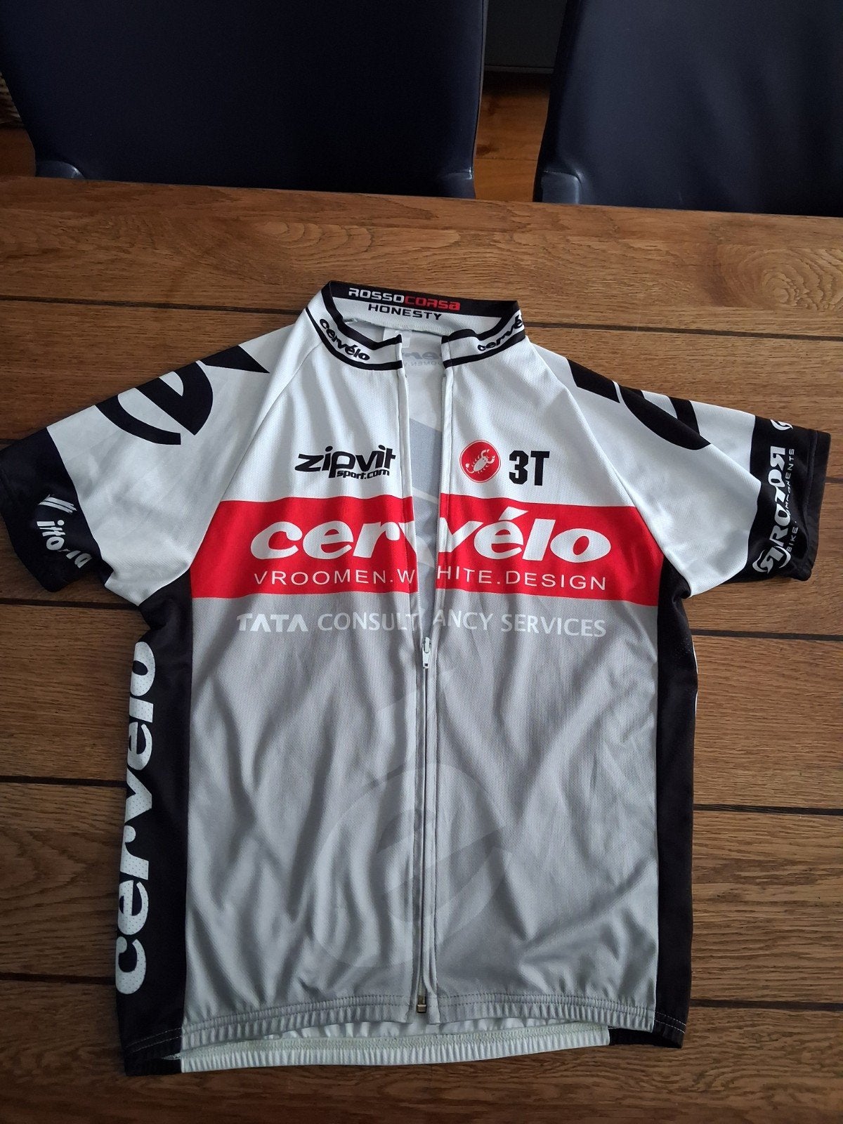 Cervélo 3T Castelli Fietsshirt - Maat M shirt, Ophalen of Verzenden, Zo goed als nieuw, Cervélo, Bovenkleding