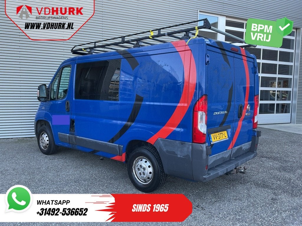 Fiat Ducato 2.0 MJ 120 pk EXPORT APK-04-27'/ Navi/ Climate/, Voorwielaandrijving, Euro 5, Stof, 4 cilinders