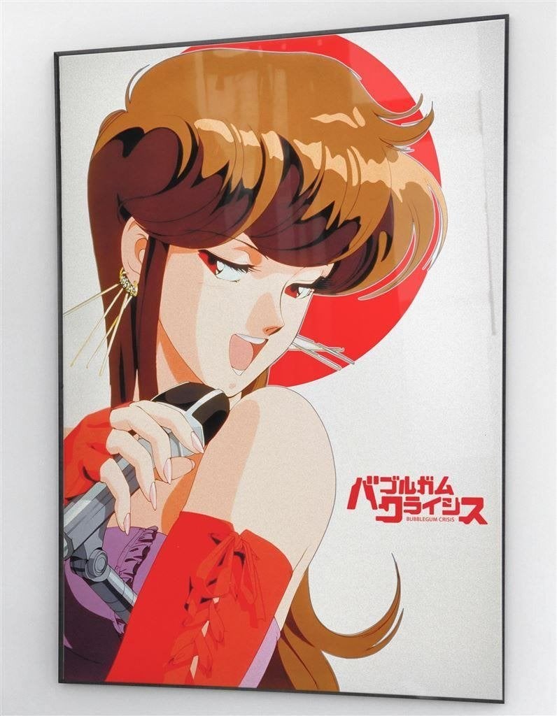 Bubblegum Crisis Poster: Priss Asagiri 80s Anime Print, Verzenden, Nieuw, A1 t/m A3, Film en Tv