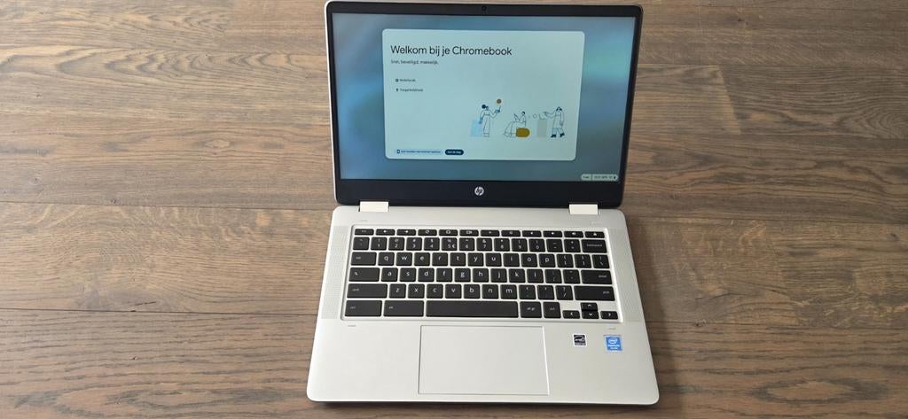 HP Chromebook x360 14a-ca0955nd - 14 inch Touchscreen, 14 inch, 4 GB of minder, Touchscreen, Ophalen of Verzenden