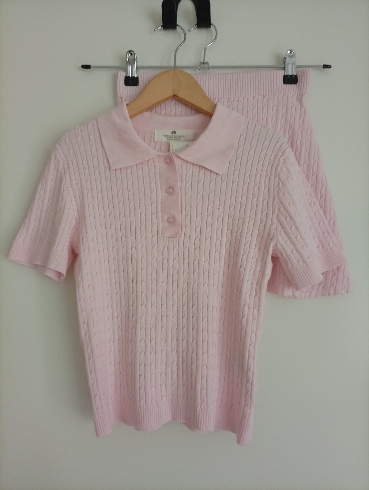 H&M setje zacht roze maat 158/164 nieuw!, Meisje, H&M, Nieuw, Ophalen of Verzenden
