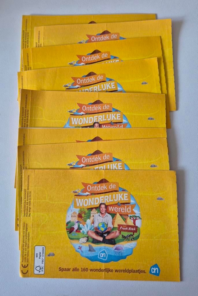 Wonderlijke wereldplaatjes met Freek Vonk, Ophalen of Verzenden, Nieuw, Meerdere plaatjes