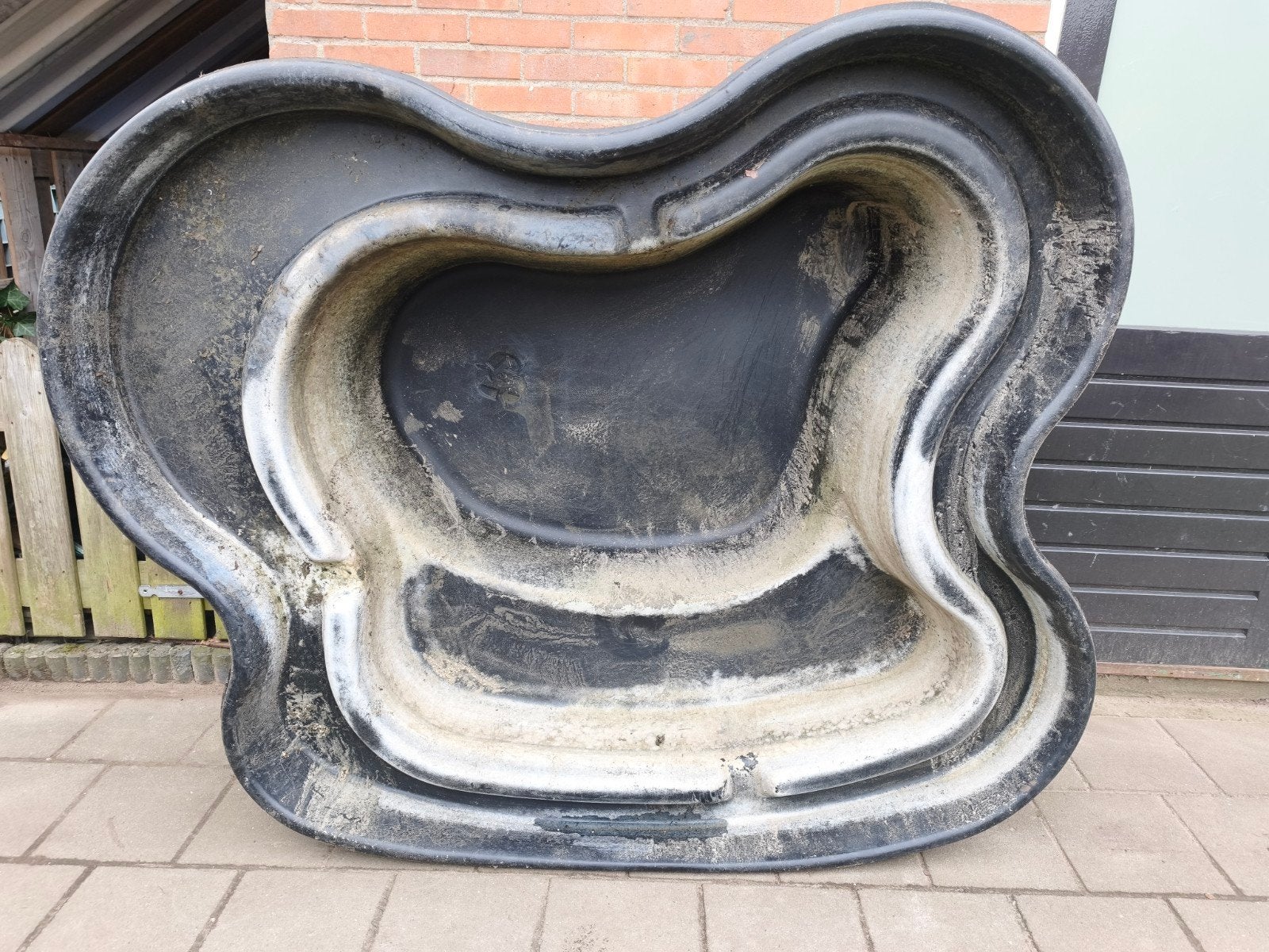 Voorgevormde polyethyleen vijver vijverbak, Tuin en Terras, Ophalen, Gebruikt