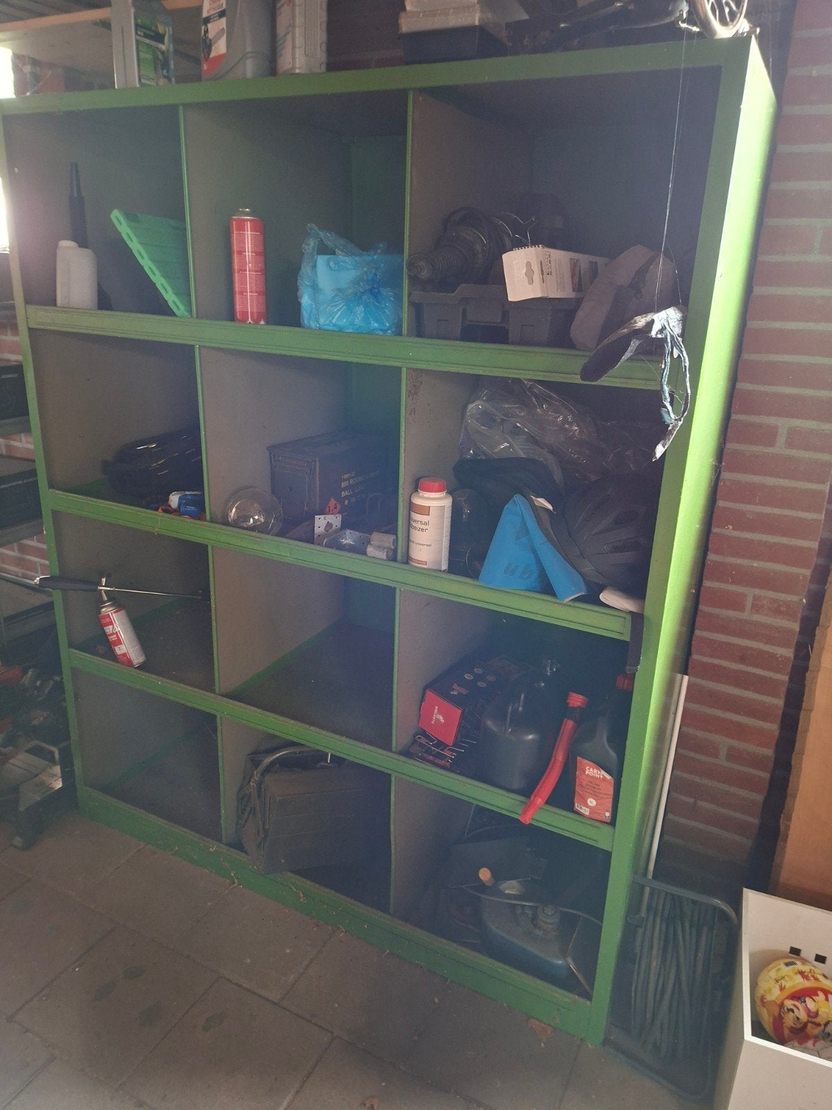 Stevige metalen vakkenkast uit NL leger!, Ophalen of Verzenden, Gebruikt
