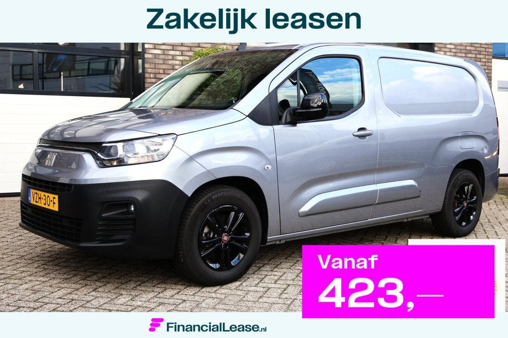 Fiat E-Doblò 50kWh 100Kw/136Pk L2 #4Seiz.banden#Trekhaak#Lm, 12 maanden, 900 min, 343 km, Origineel Nederlands