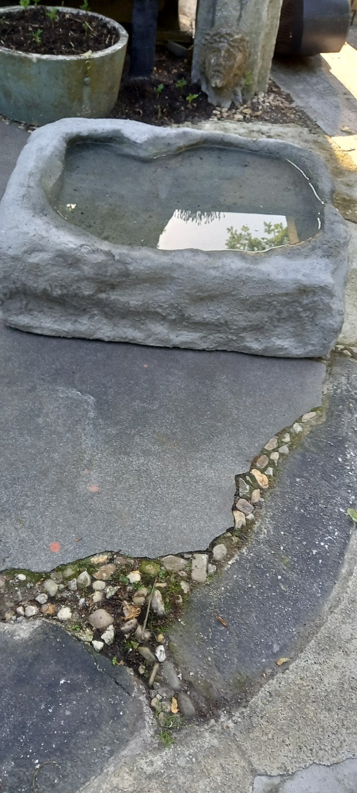 Grote waterschaal / vogelbad - 100 x 75 cm, Tuin en Terras, Ophalen of Verzenden, Gebruikt
