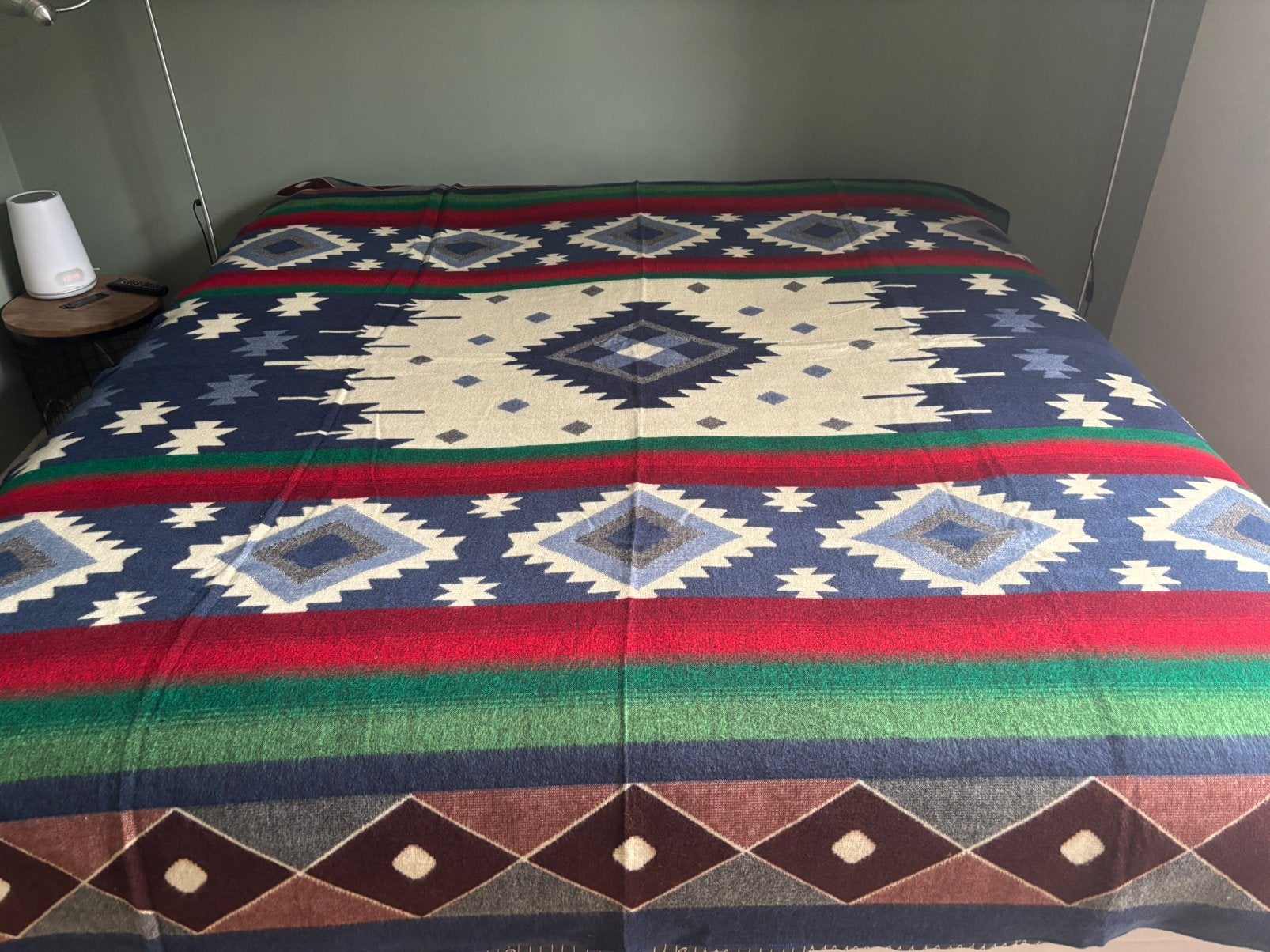 NIEUW! Alpaca deken plaid sprei kleed kleur ruit boho warm, Ophalen of Verzenden, Nieuw