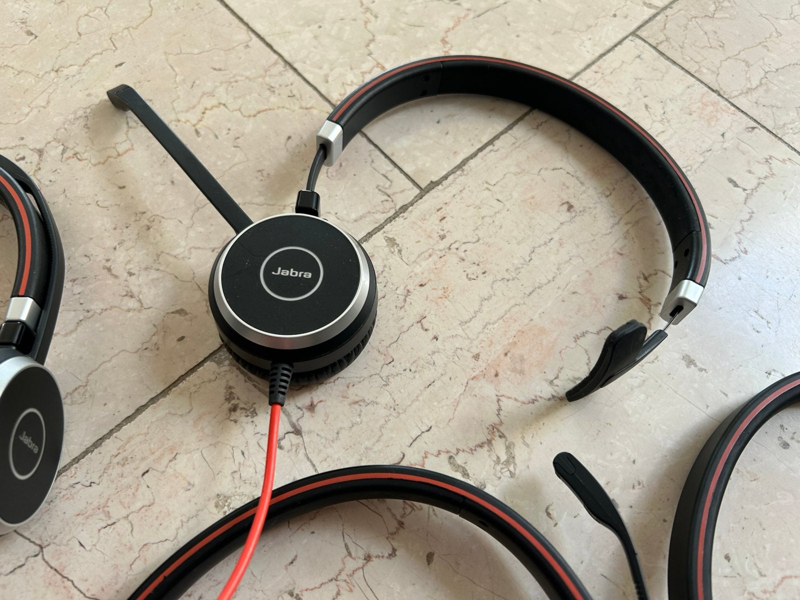 Jabra.  Koptelefoon.  Met Speaker., Ophalen of Verzenden, Zo goed als nieuw