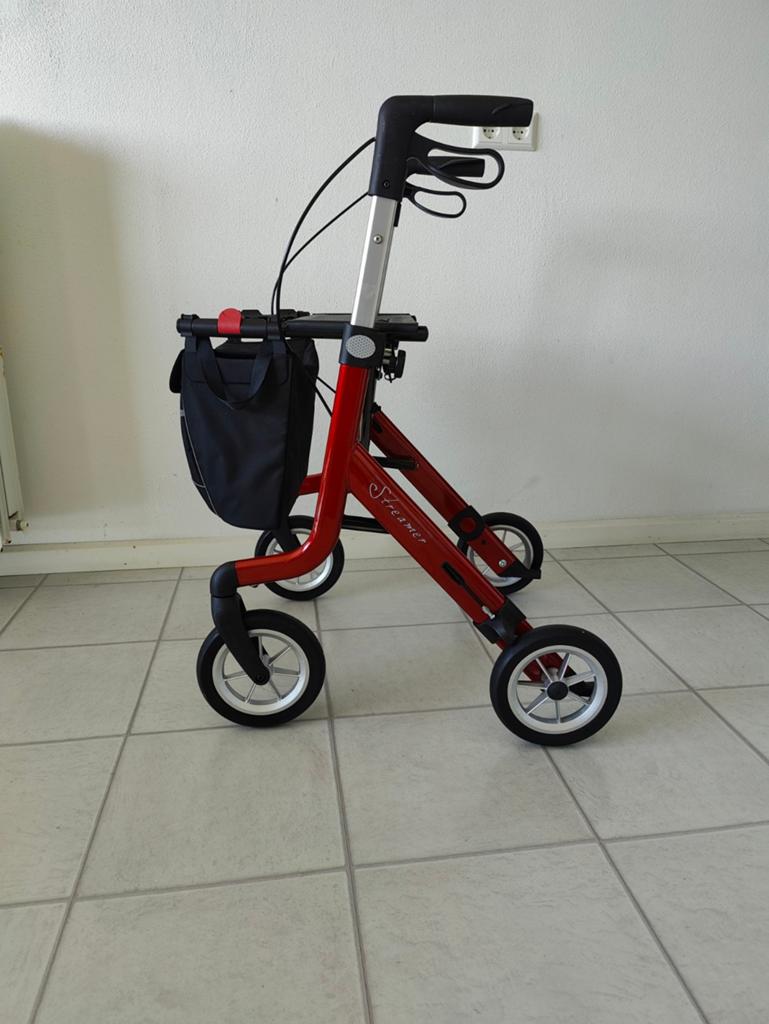 Rehansense Streamer rollator maat L nieuwstaat, Diversen, Rollators, Nieuw, Ophalen of Verzenden